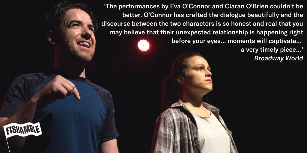 Fishamble's tweet photo. #THISWEEKWITHFISHAMBLE 

We are halfway through our New York run of MAZ AND BRICKS! 

MAZ AND BRICKS by @EvaO_Connor
Performed by Eva O'Connor &amp; @cobbler00  
Tues-Sat until 2 Feb @59E59 as part of @OriginTheatre1 #1stIrish
Supported by @culture_ireland.

https://t.co/EPP3Mjnpsf https://t.co/VKaL2DkyAn