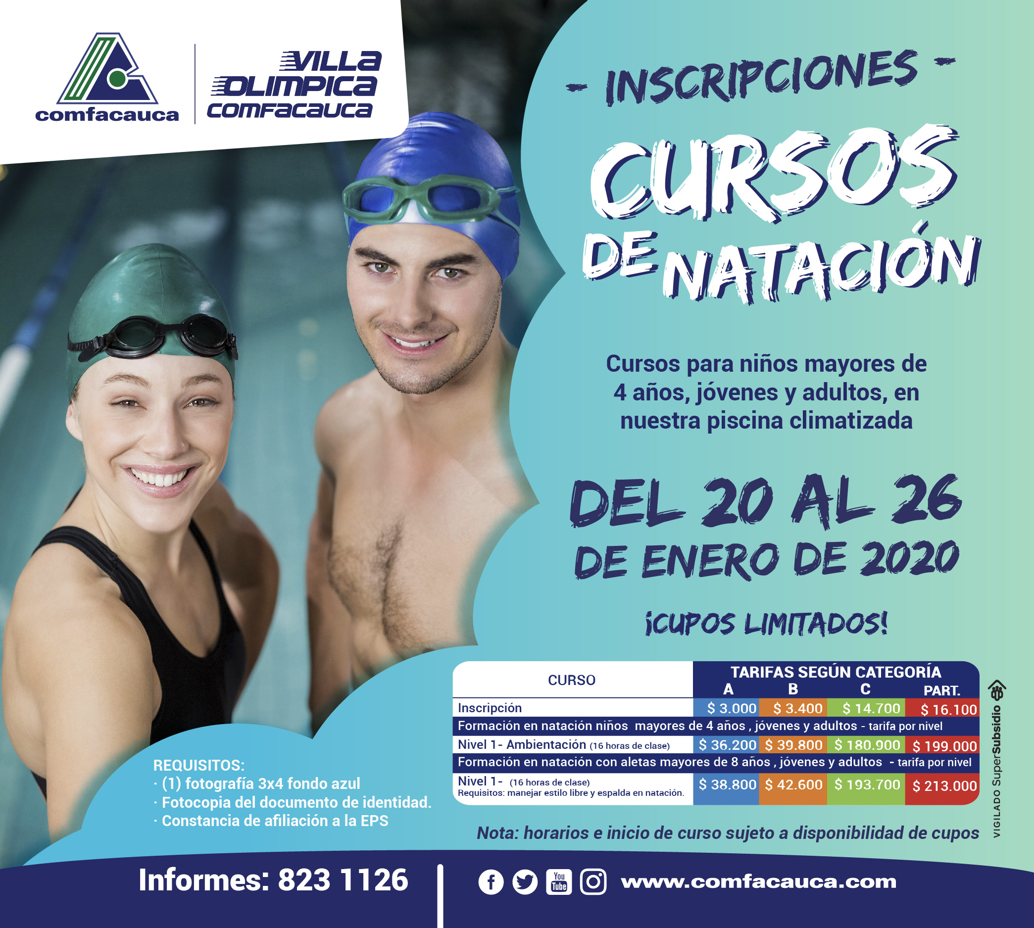 Cursos de natación