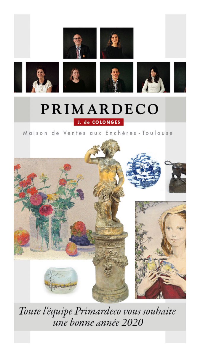 PRIMARDECO's tweet photo. Il est encore temps de vousouhoater une bonne année! Tout au long de cette semaine, retrouvez nos plus bellles enchères de 2019!
@ivoire_groupe @Drouot 
#auctionupdate #auction # encheres #toulouse #primardeco #artmarket #artcollector #antique #deco #luxury #toulousemaville https://t.co/l1eohg5Nrf