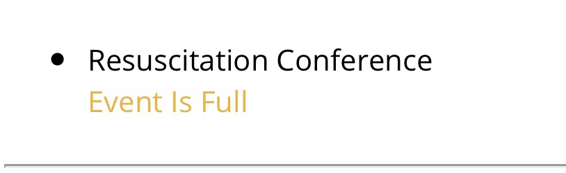 Undiagnosable1's tweet photo. #ResusCon is officially SOLD OUT 

See you all on Saturday 7:45 am https://t.co/1JFO01YNTM