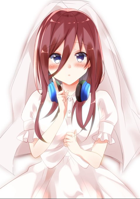 わ　か◆2日目南ま38aさんがTwitterに投稿した中野三玖(五等分の花嫁)のイラスト。