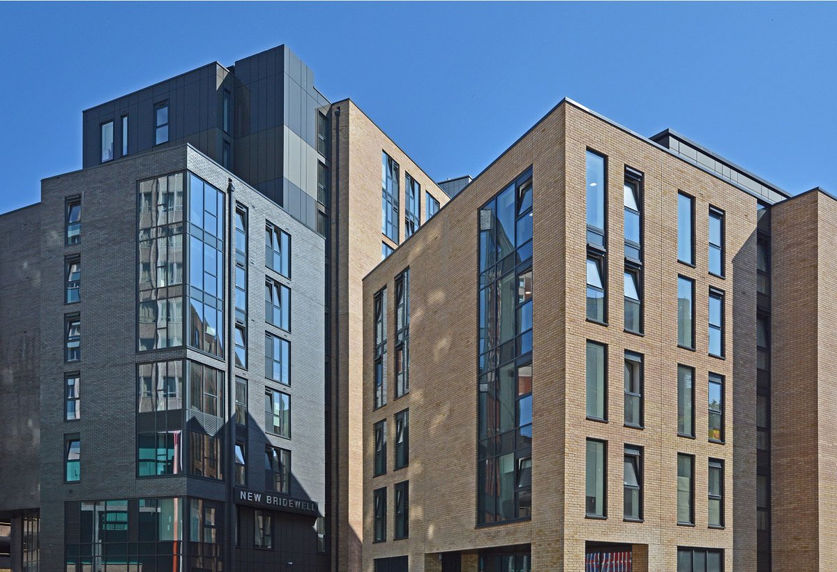 weareibstock's tweet photo. It's #BlueMonday, officially the most gloomy day of the year. Brighten up yours with a look at projects where our trendy #bluebricks were used, such as the student accommodation in #Bristol using our Brunel Smooth Blue #bricks. Browse through our #blues: https://t.co/1FbXj7u2S2. https://t.co/CJuRRENCc1
