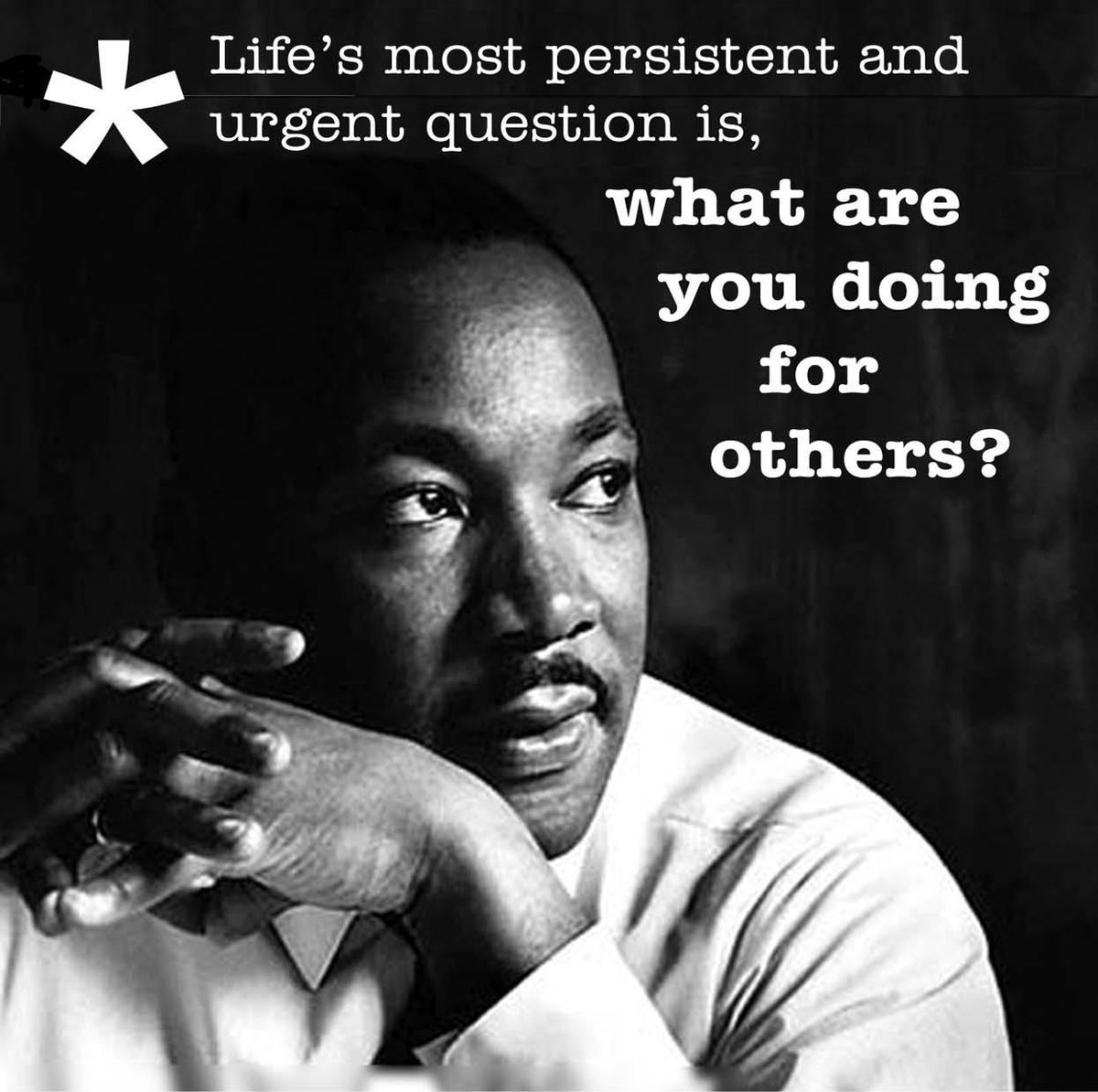 In honor of Martin Luther King Day, we hope you'll find time today to help a friend, family member, or loved one, Warhawks. See you back, Wednesday!