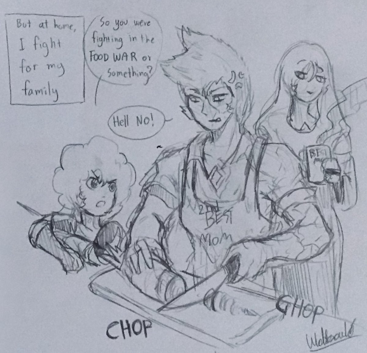 wolfsoulrain's tweet photo. CHOP CHOP! Knife skill can be used in many ways. 🔪
#bellowdiamond https://t.co/uM0Ap5uyno