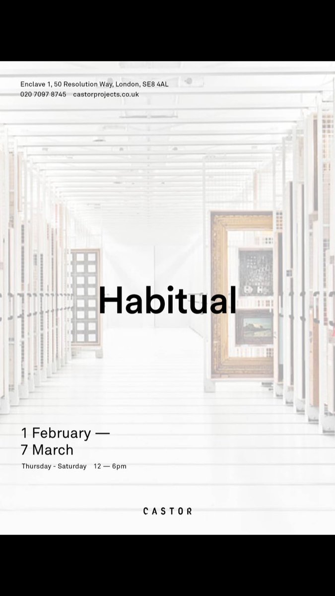 Looking forward to being in this show at <a href="/CastorProjects/">213-20 projects</a>