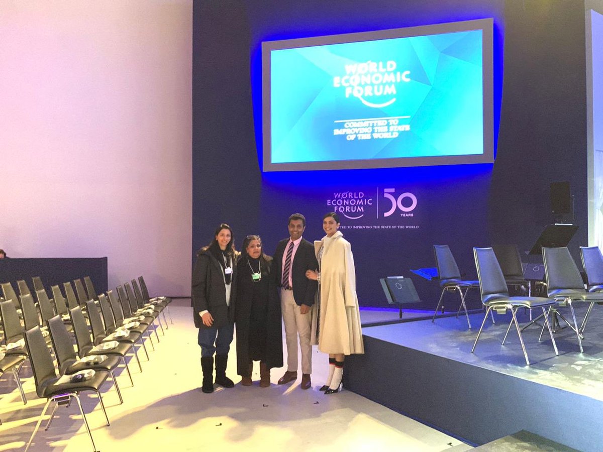 deepikaddicts's tweet photo. Deepika Padukone, Anisha Padukone and @counselloranna at the World Economic Forum in Davos, Switzerland today #TLLF #CrystalAwards https://t.co/QrlUA0mUYF