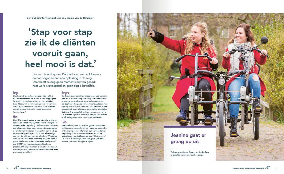 Raamwerknwh's tweet photo. Met trots presenteren we het nieuwe Raamwerk magazine 'Zélf'! 'Zélf... met een beetje hulp van Raamwerk'. Omdat we geloven in een zo gewoon mogelijk leven voor onze cliënten. Bekijk hier het magazine: https://t.co/5sxOhZmzen
#raamwerk #gewoonleven #noordwijkerhout #katwijk https://t.co/kXn9sC2Y8l