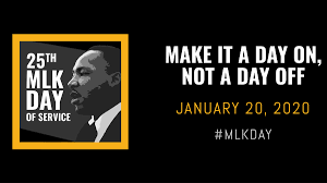 SAFCOJobs's tweet photo. Today's Martin Luther King Jr. holiday is a day of service that celebrates his life and legacy. Observed as “a day on, not a day off,” MLK Day is the only federal holiday designated as a national day of service. If you can't volunteer, try a random act of kindness. #MLKDay #MLK https://t.co/yWDLpcjQu3