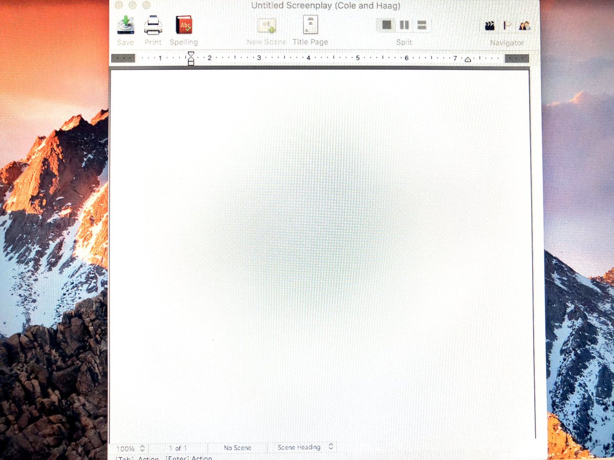 colin_broderick's tweet photo. The view from here is terrifying... and challenging... and so damned exciting. #freshscript #blankpage #writerslife
And away we go... https://t.co/PNMKBAMSWU