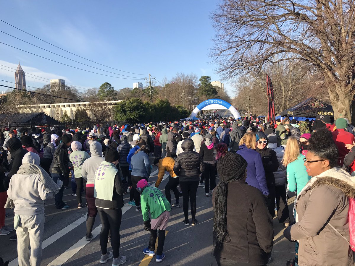 CarstarphenMJ's tweet photo. It’s a #dayon at the #MLKdrumrun as the #johnlewisfreedomrunners raise money and support to fight pancreatic cancer in honor of @repjohnlewis! https://t.co/TPx8qORRoo