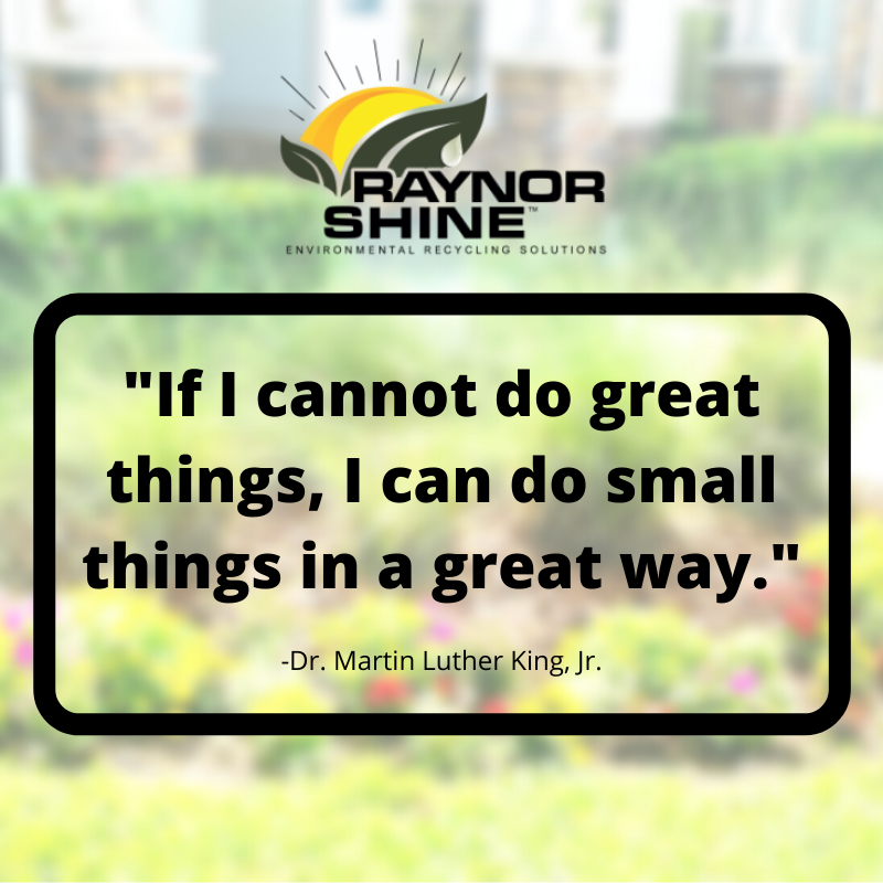 RaynorShine_us's tweet photo. Never underestimate the power of small things done in a great way! #MLKDay #RaynorShine https://t.co/6vtG8QrxWe