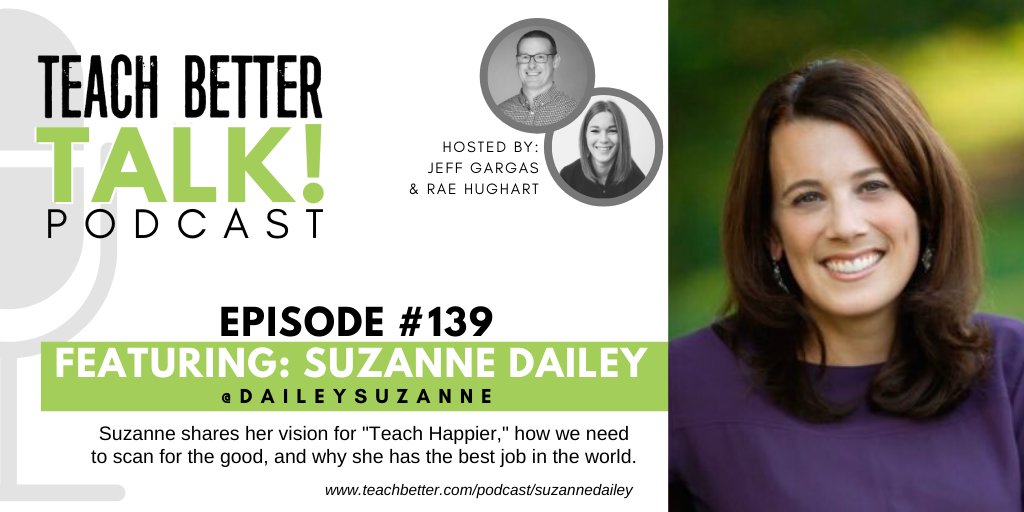NEW LOOK, SAME FAMILY 
'I'm just a really lucky, and happy educator.' - <a href="/DaileySuzanne/">Suzanne Dailey</a> from episode 139 of #TeachBetterTalk #Podcast #TeachBetter buff.ly/3auIo8K
