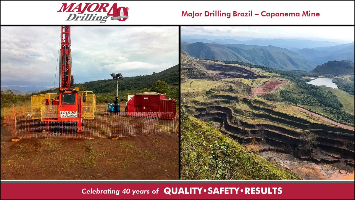 MajorDrilling's tweet photo. We're at work exploring for new ore deposits in Brazil. Our teams help clients get results for past, present and future mine operations. #DefiningExploration #QualitySafetyResults #BrazilMining https://t.co/YP9RyOuHBz