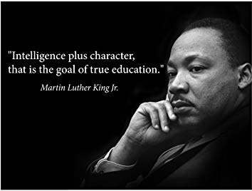 smhlynn's tweet photo. “Intelligence plus character, that is the goal of true education.” Martin Luther King Jr. #pillarpost #mlkday https://t.co/A31fThWion