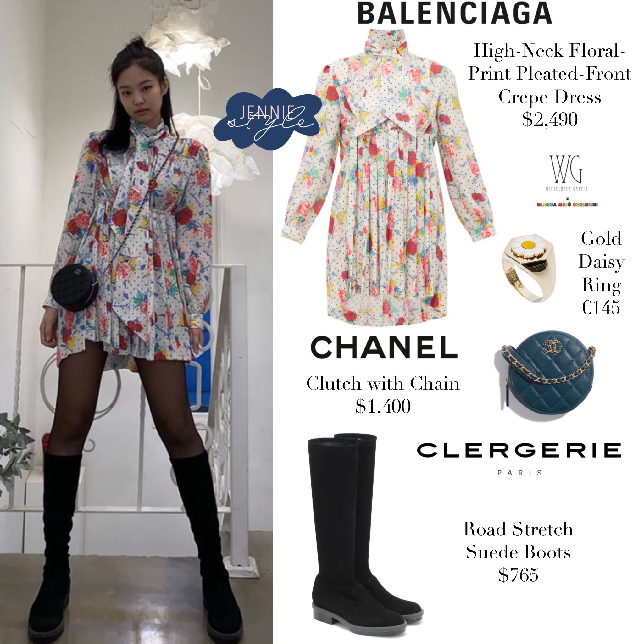 ❦ on X: jennie wearing a chanel rain boots ✦ﾟ