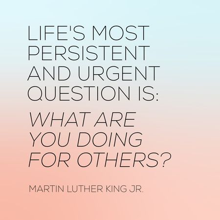 This mindset is an absolute must in the realm of coaching, mentoring, and leadership. The amazing thing about it though, is that it's something anyone can do. #BeKind every day! #MLKDay