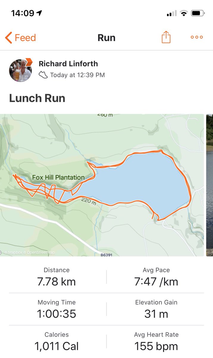 tbreastunit's tweet photo. Lovely lunchtime sun for my longest run to date https://t.co/eO4f3gnMUO