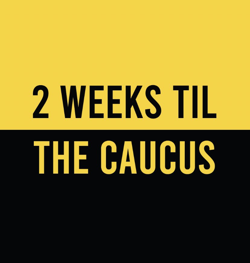VoteHawk's tweet photo. THE CAUCUS IS ALMOST HERE!!! GET  EXCITED!!! https://t.co/JxCnnbemlg