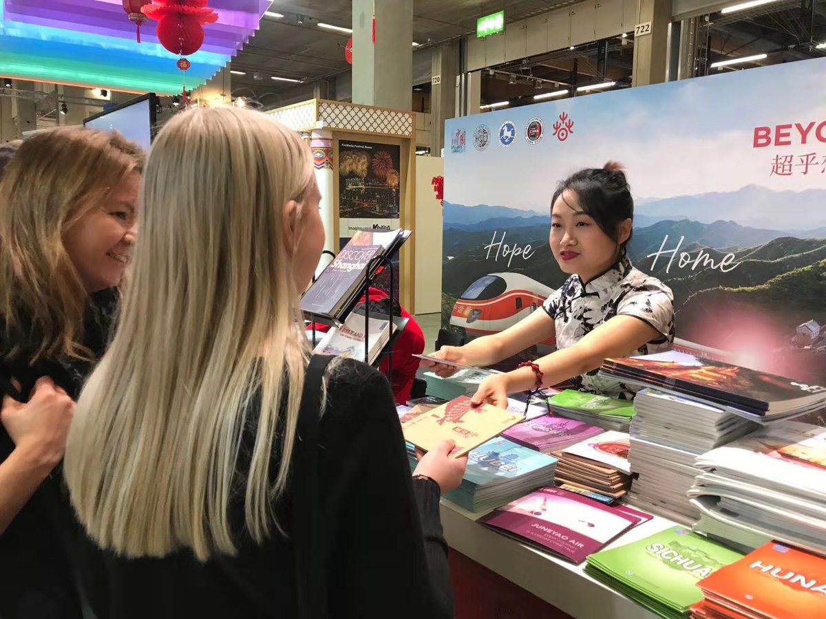 cntolondon's tweet photo. A final thank you from everyone at CNTO London who we met at the brilliant @MatkaTravelFair 2020 in Helsinki, Finland over the last 3 days. We hope to see you again soon, and we wish you all a very happy Chinese New Year!  #matkamessut #matka2020 #cntolondon #visitChina https://t.co/4bOsFatVqK