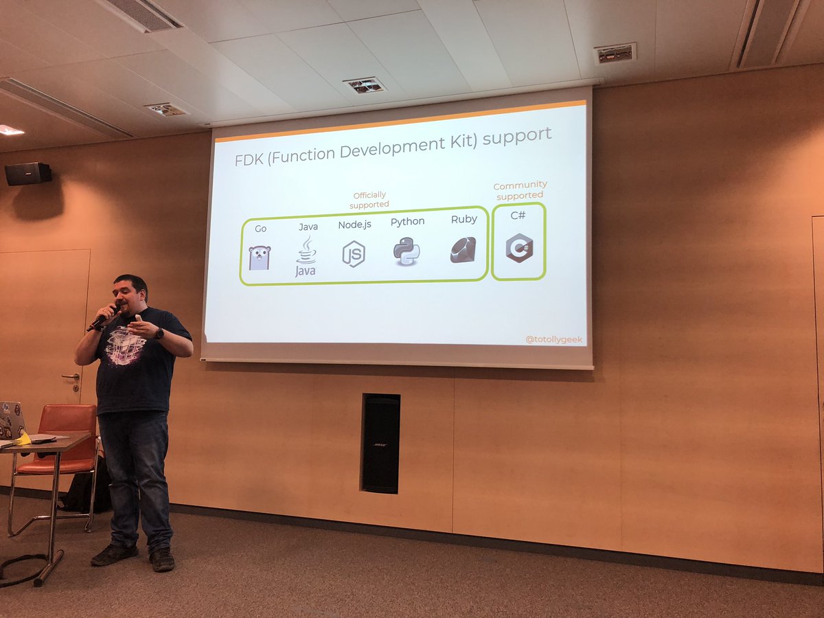 onkelkodi's tweet image. Cool talk about #Serverless with #Fn by @totollygeek at #RBIDevOpsCon 😍