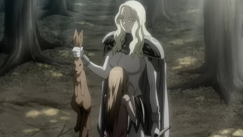 클레이모어 테레사×클레어 명작이라는 말을 듣고 본 애니였는데 백합분이 있어서 좋아라 했던 작품 테레사가 너무 멋있어요 흑Translate post