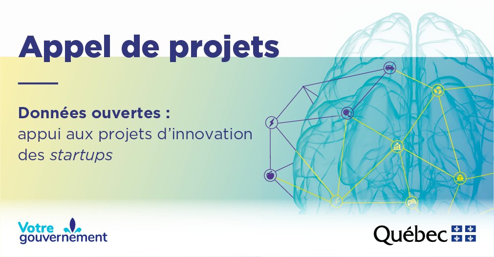 Le Ministère lance un appel de projets pour favoriser l’utilisation des #donnéesouvertes par les jeunes pousses.
Ça vous intéresse? Pour tout savoir, lisez notre actualité!
👉 bit.ly/2TzcDp3