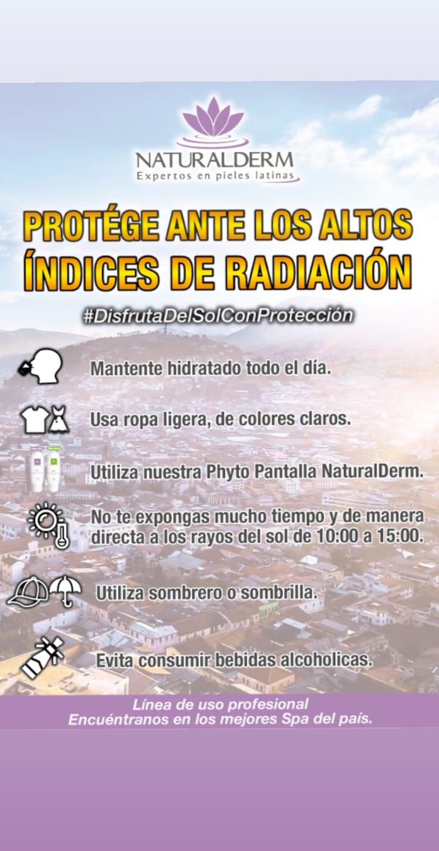 maquiproecuador's tweet photo. Recuerda que exponerse al sol sin protección, genera envejecimiento prematuro, aparición de melasma e incluso pude provocar cáncer.
#DisfrutadelSolConProtección https://t.co/hMqzXhO5mz
