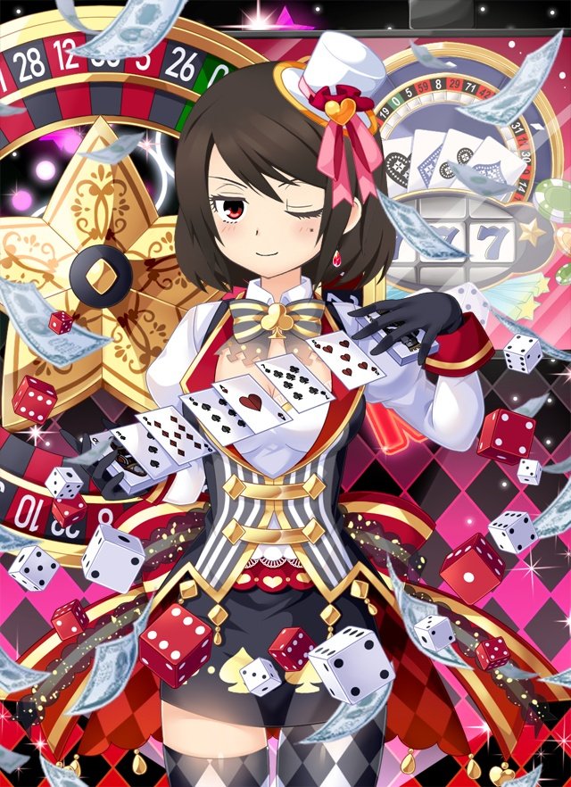 玖 1 2枚目 ふふ 私にはすべてお見通しだよ なんてね 3 4枚目 さぁ 何を賭けて私に挑むつもりかな 自分で言うのもなんだが 私は強いよ