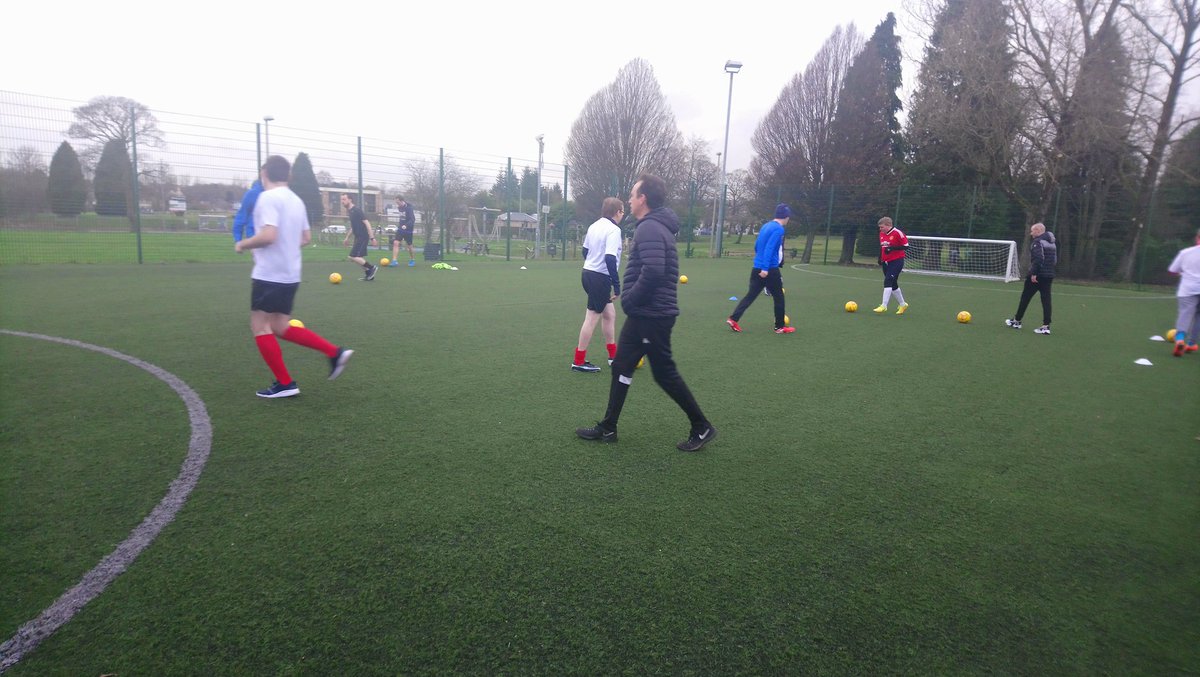 Today we kicked of our new football Centre in Kirkie in partnership with @CeartasAdvocacy @Co4ch_Ally @ClydeFC @EDCouncil #thepoweroffootball