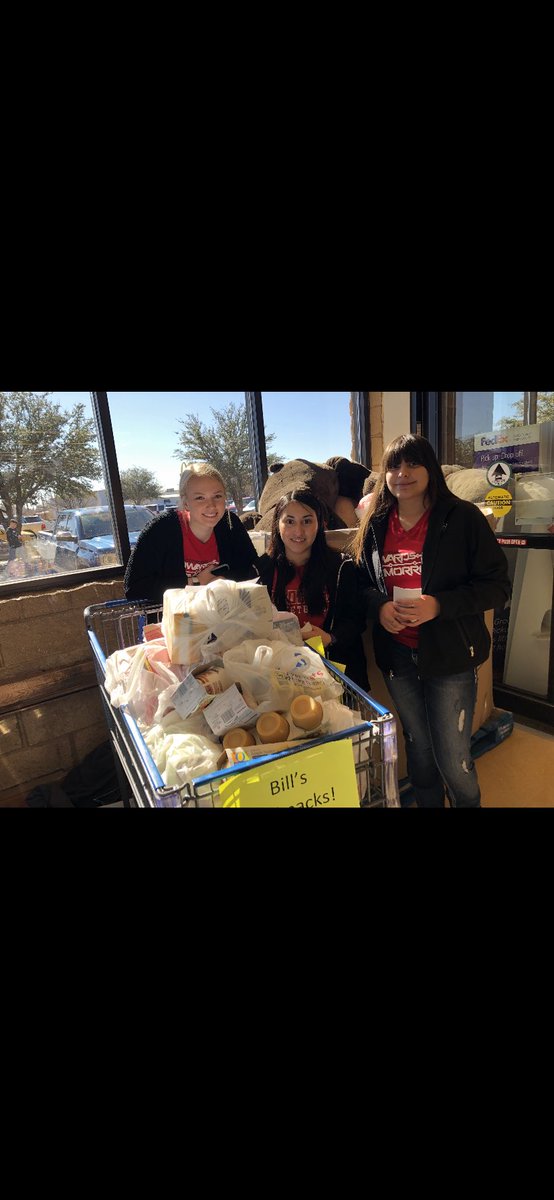 LevellandHOSA's tweet photo. Thank you to to everyone that came out and gave food for Bills Backpacks! #area4letsroar #areafantastic4 https://t.co/jh5612ixbZ