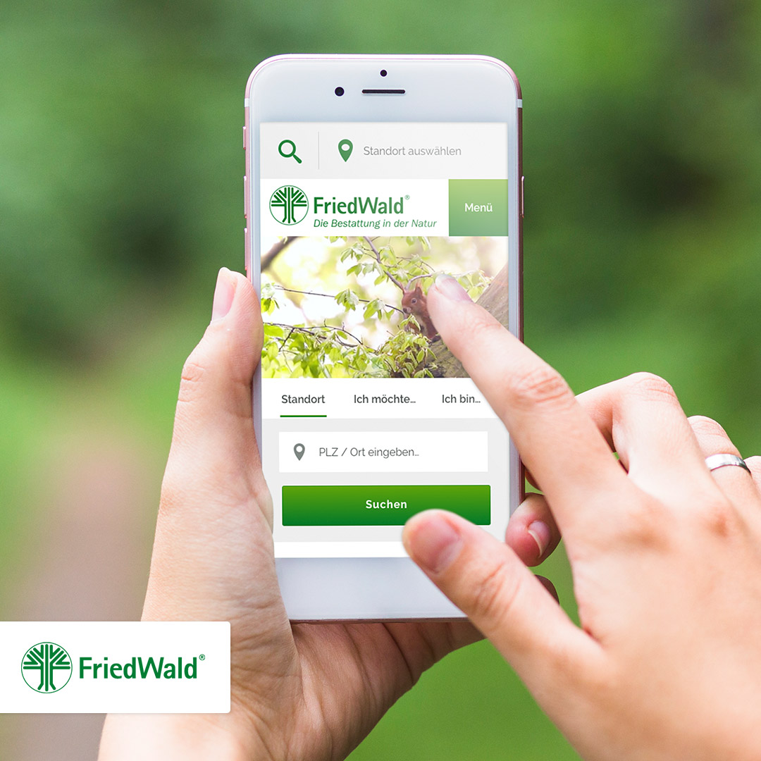 Sensible Themen erfordern eine besondere #kommunikation. Unsere neue #website mit eingebundenem #onlineshop  für <a href="/FriedWald/">FriedWald GmbH</a> zeigt, wie Waldbestattungen mit einem ausdrucksstarkem #design feinfühlig vermittelt werden können. Hier geht’s zum Case ➡️ bit.ly/38scAzU