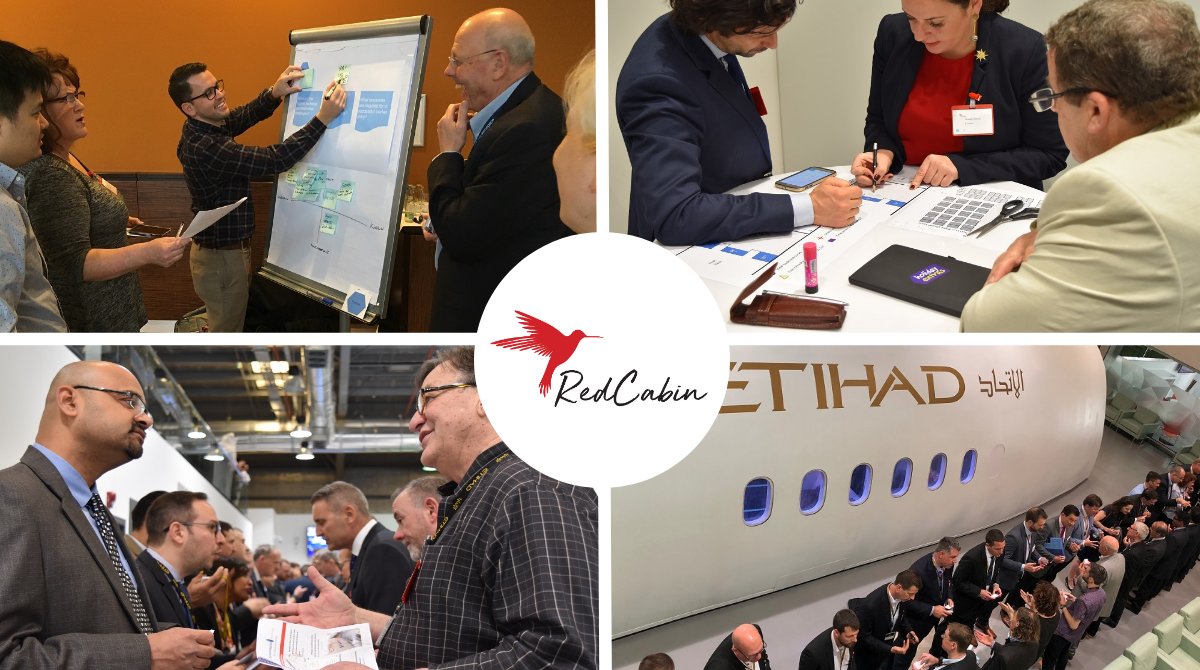 Collaboration can bring real change to the #aviation industry - helping improve the #PaxEx and make flying more #sustainable and accessible for everyone.

That's why it's at the heart of everything we do! #RedCabin2020