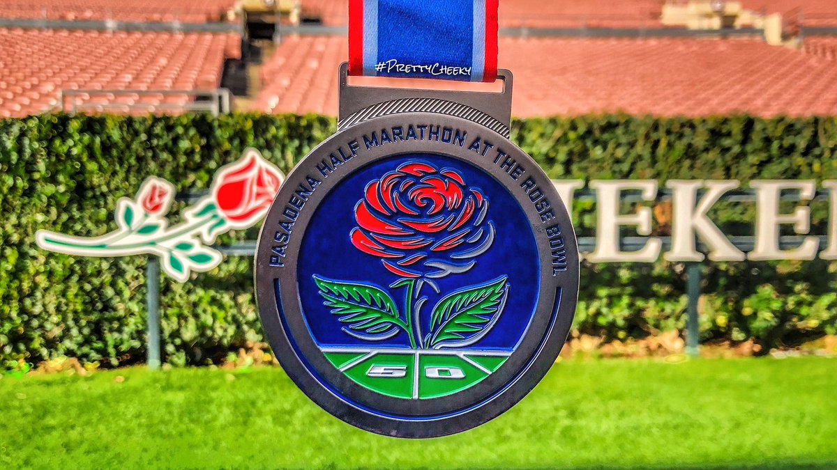 PrettyCheeky's tweet photo. “If you dream and you allow yourself to dream you can do anything.” -Clara Hughes
#MedalMonday Thanks to the Pasadena Half Marathon. So amazing to see people finish their first Half marathon and others hit a personal best. Congrats everyone, you earned it! #runpasadena https://t.co/u4cZl5PKWs