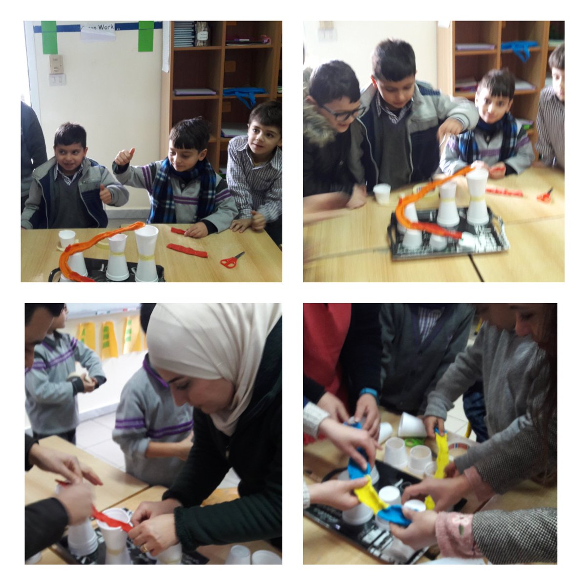 Today is a special day! Thank you parents for sharing our learners our stem activity using the 4C's #20/2020 #collaboration #communication  #criticalthinking #creativity #21stcenturyskills @DawhaHighSchool