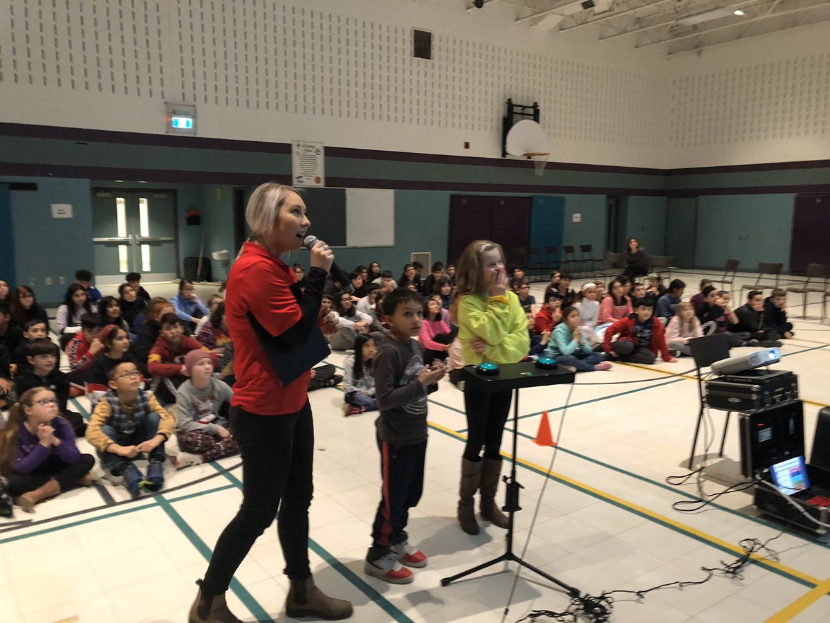 OLPHEagles's tweet photo. A special thanks goes out to our guest speakers from our “Rider Role Model Program” for sharing their knowledge and expertise on the importance of bus safety! #wecdsb #OLPHEagles #bussafety #Intertrain https://t.co/3GFjMQMZDT