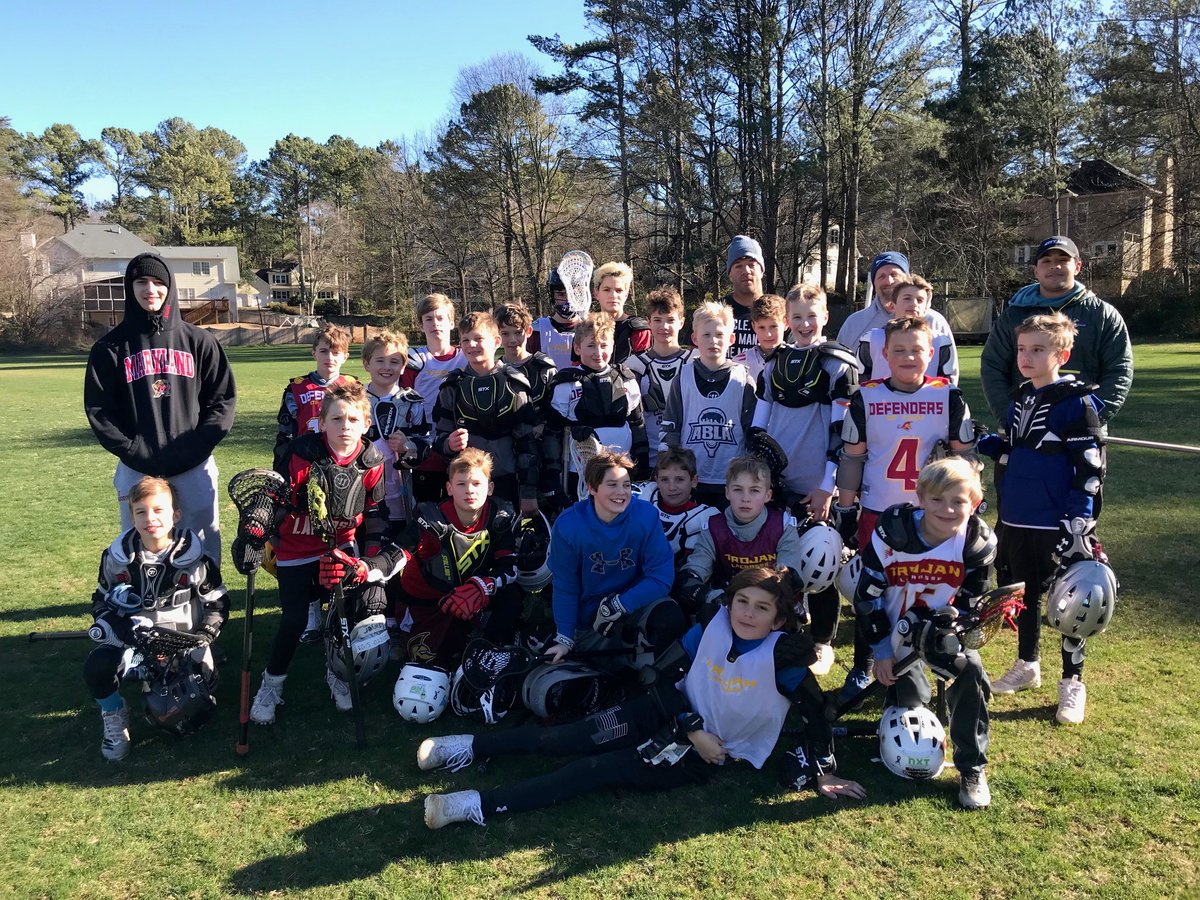 Great turnout Sunday for the Boys Skills Clinic with <a href="/LassiterHSLax/">Lassiter HS Lacrosse</a> coaches <a href="/TJKemp_/">TJ Kemp</a> &amp; Adam Goins.