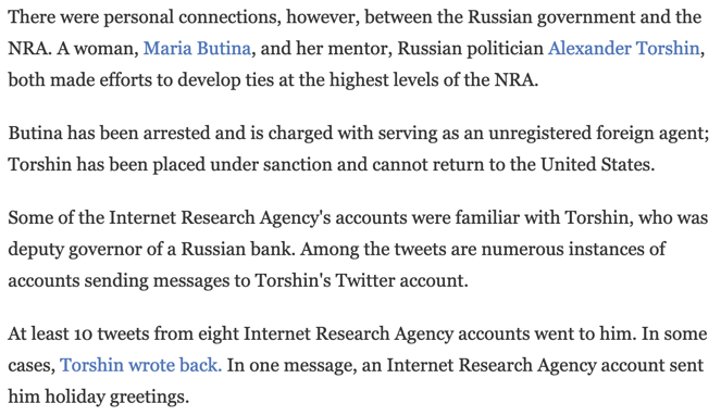 Preston's association with Torshin is chilling in light of Torshin's other work. Here Torshin is found by  @TimKMak to have been in close contact with the Internet Research Agency, a Russian-government tied org that engineered 2016  #RussianHacking along with  #CambridgeAnalytica.