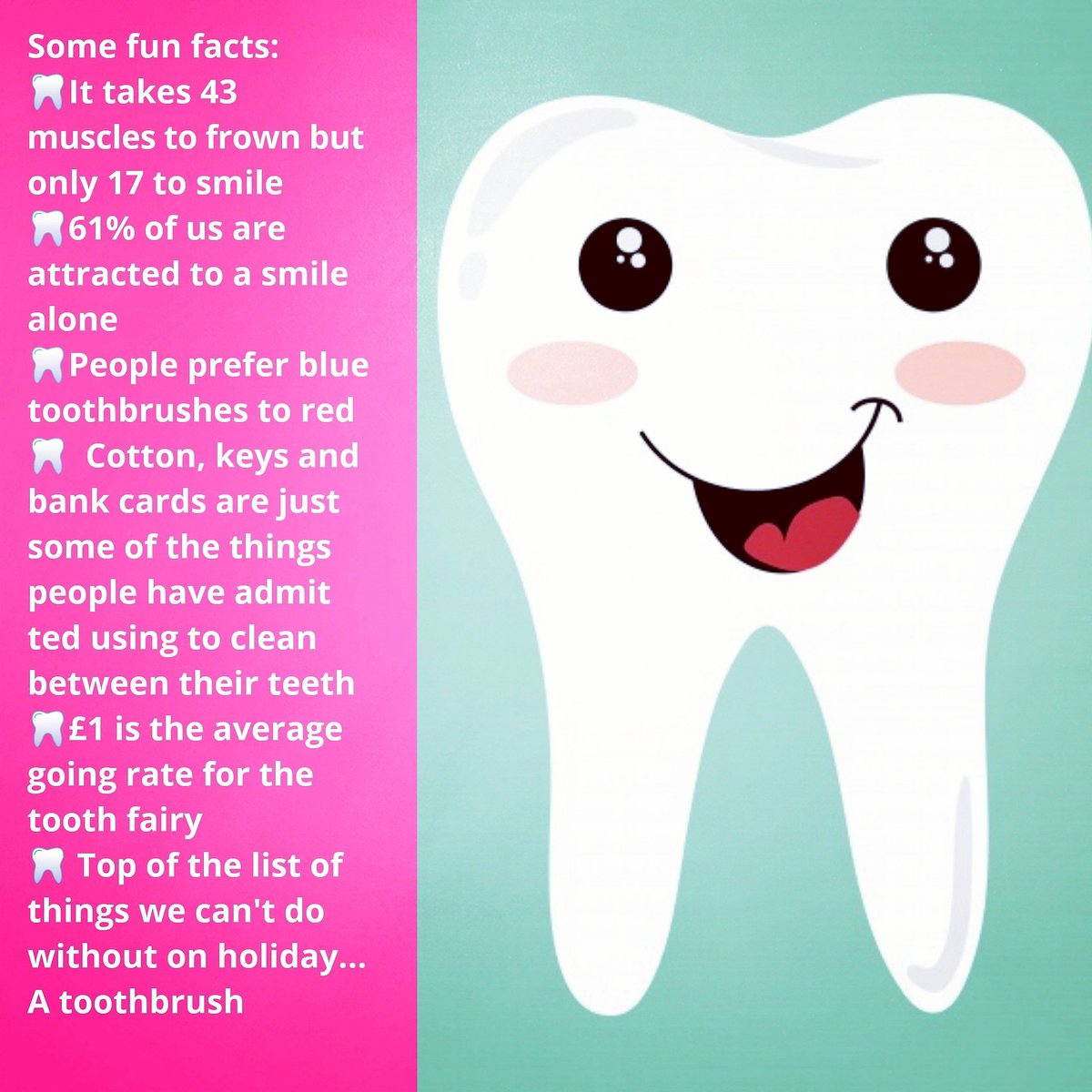 Some fun facts for a Monday 🦷😊 do you have any to add? 

#funfacts #dental #dentallife #tooth #justforfun #shareyours