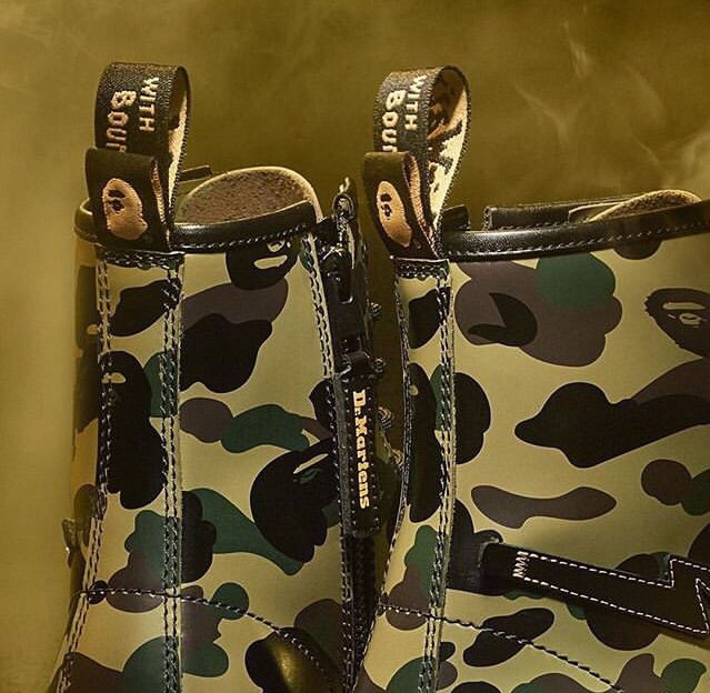 Shtreetwear's tweet photo. Dr. Martens Celeberates their 60th Anniversary with an Exclusive BAPE Collaboration! https://t.co/q7LjUFViFZ