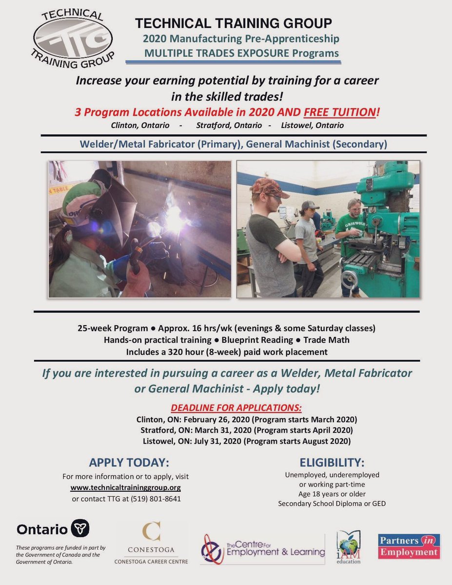 Another great #trades opportunity offered right here at CHSS. <a href="/yourschools/">Avon Maitland District School Board (AMDSB)</a> <a href="/AMDSBPathways/">AMDSB Pathways</a> #pathways