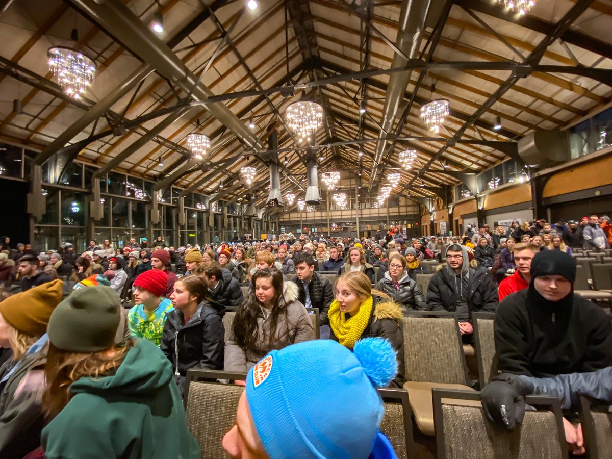 BrentSilkey's tweet photo. Yesterday, I had the opportunity to run with 414 college students — in frigid temps — to provide 4,140 meals to refugee children in South East Asia via @Venture.

So proud of our Chi Alpha students for changing the world one meal and one mile at a time.
#gpsalt20 #venture #runMN https://t.co/nItpnLCzB2