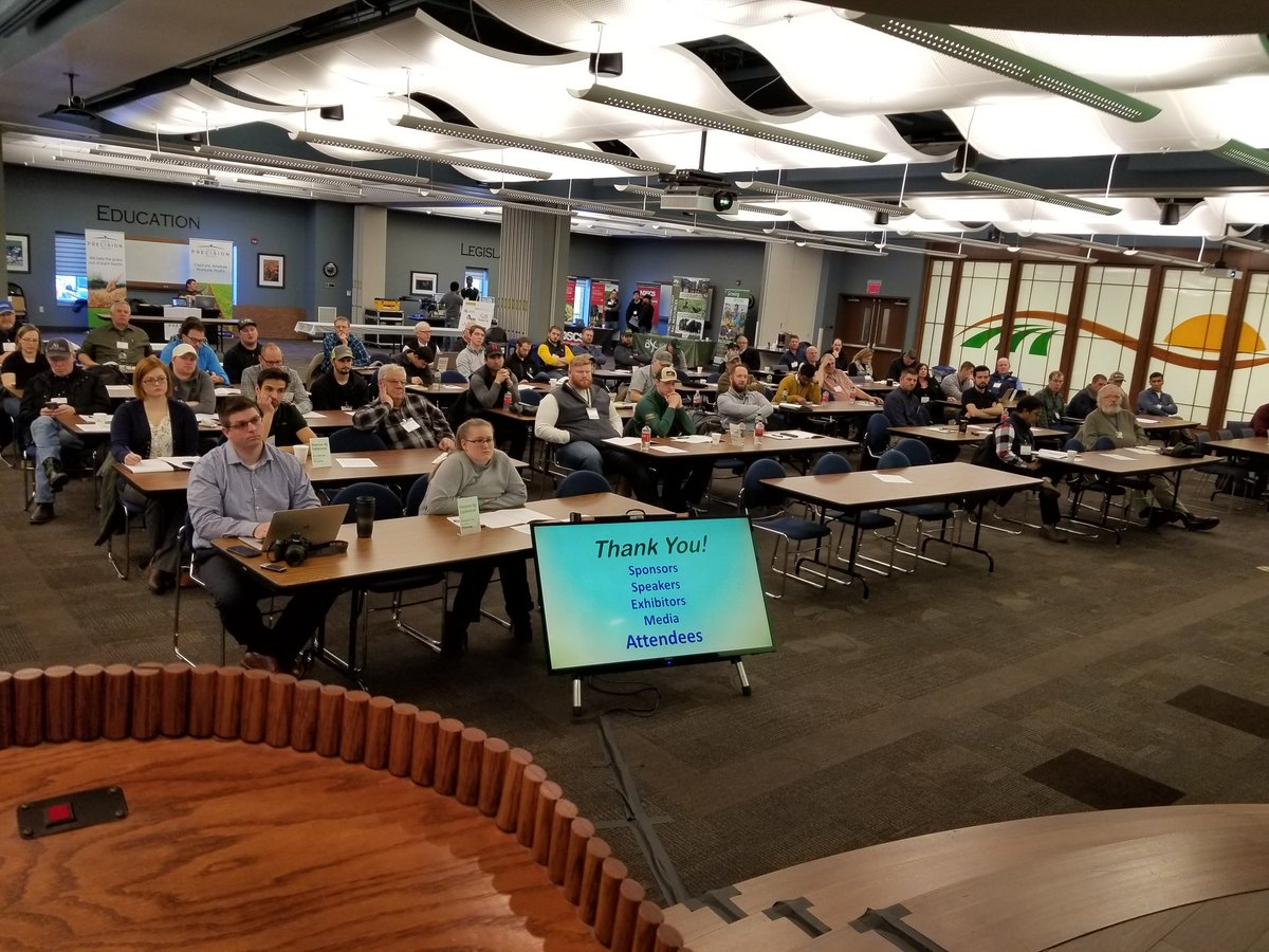 SpacePlowboy's tweet photo. @DeloreZimmerman Opposite view from panelists perspective of #precisionagnd crowd https://t.co/BPrtNjZd7V