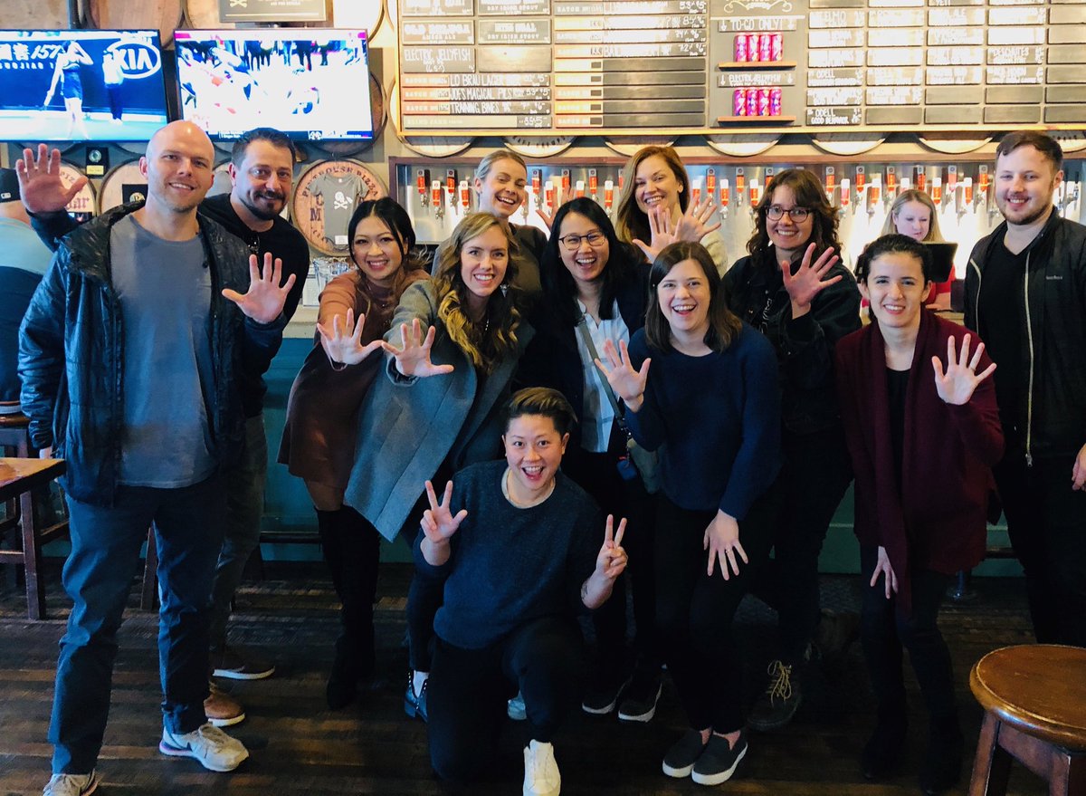 5 year IBM-versary for these fine designers. Keep going, y’all! 💙#Wintercamp2015 #ibmdesign
