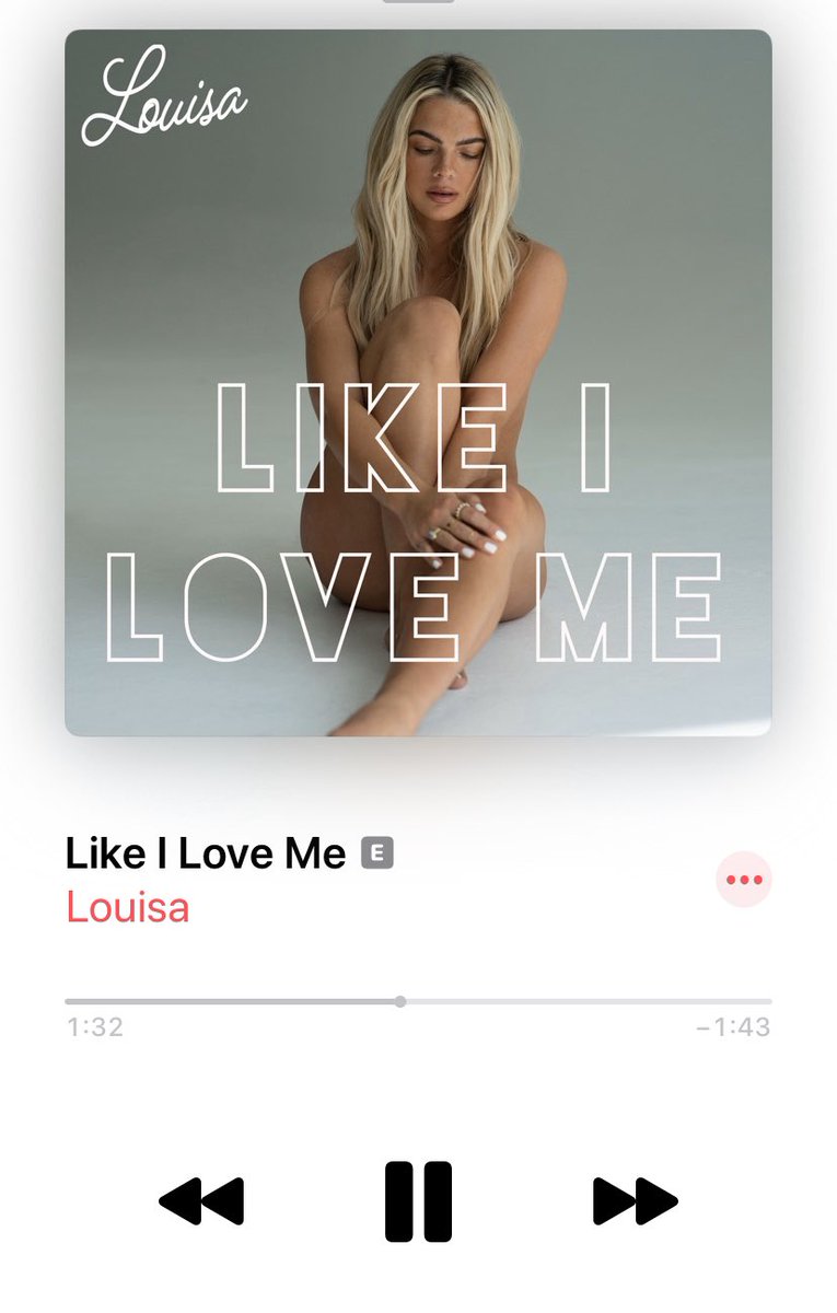 WHAT A FUCKING BOP! @louisa 👏🏻💕 #LikeILoveMe