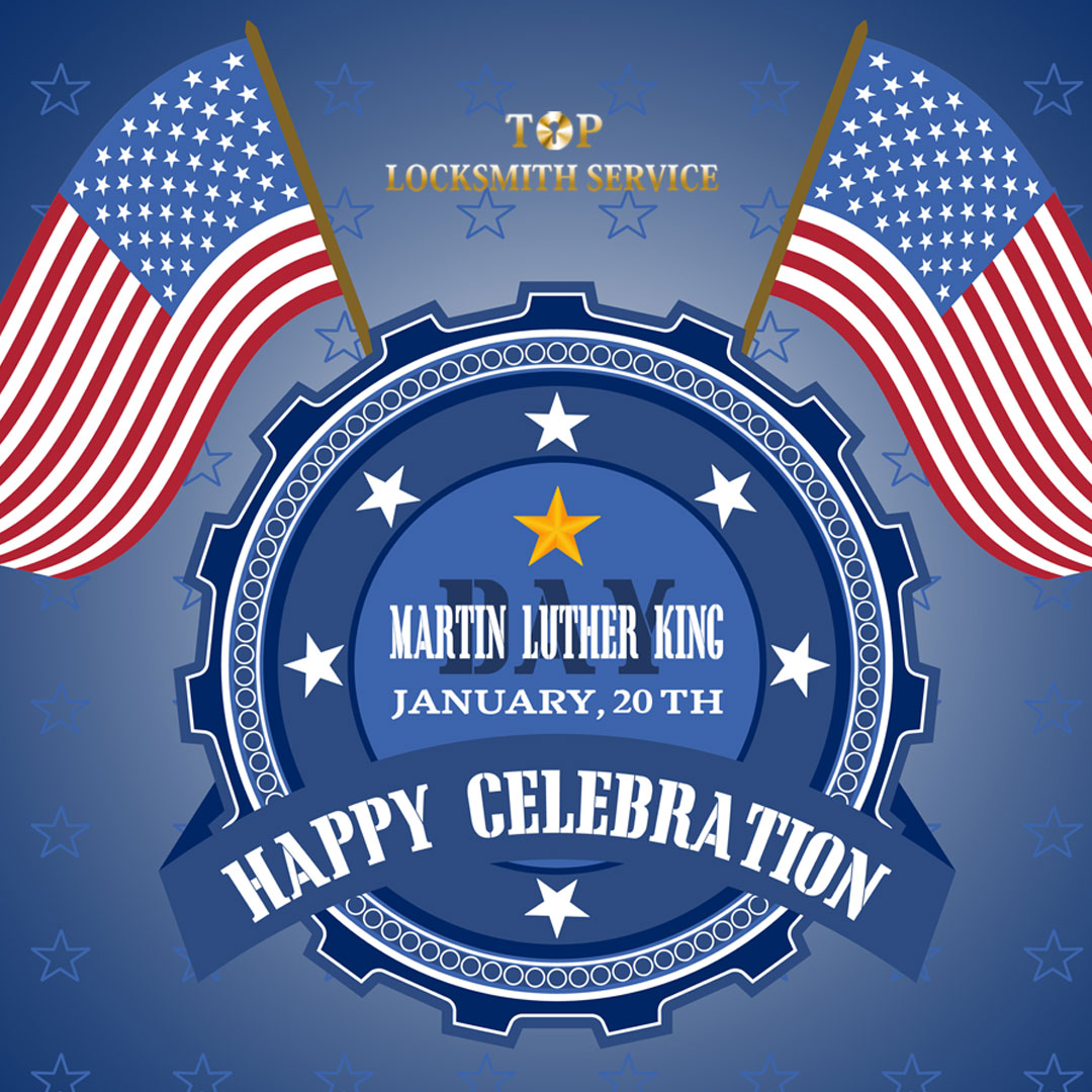 TopLocksmithMD's tweet image. Happy Martin Luther King Jr. Day, from all of us here at Top Locksmith! toplocksmithservice.com 301-685-1185 #MLK #IHaveADream #MLKDay #MartinLutherKingJr #Locksmith #Maryland #MarylandLocksmith #RockvilleLocksmith #RockvilleLocksmithServices