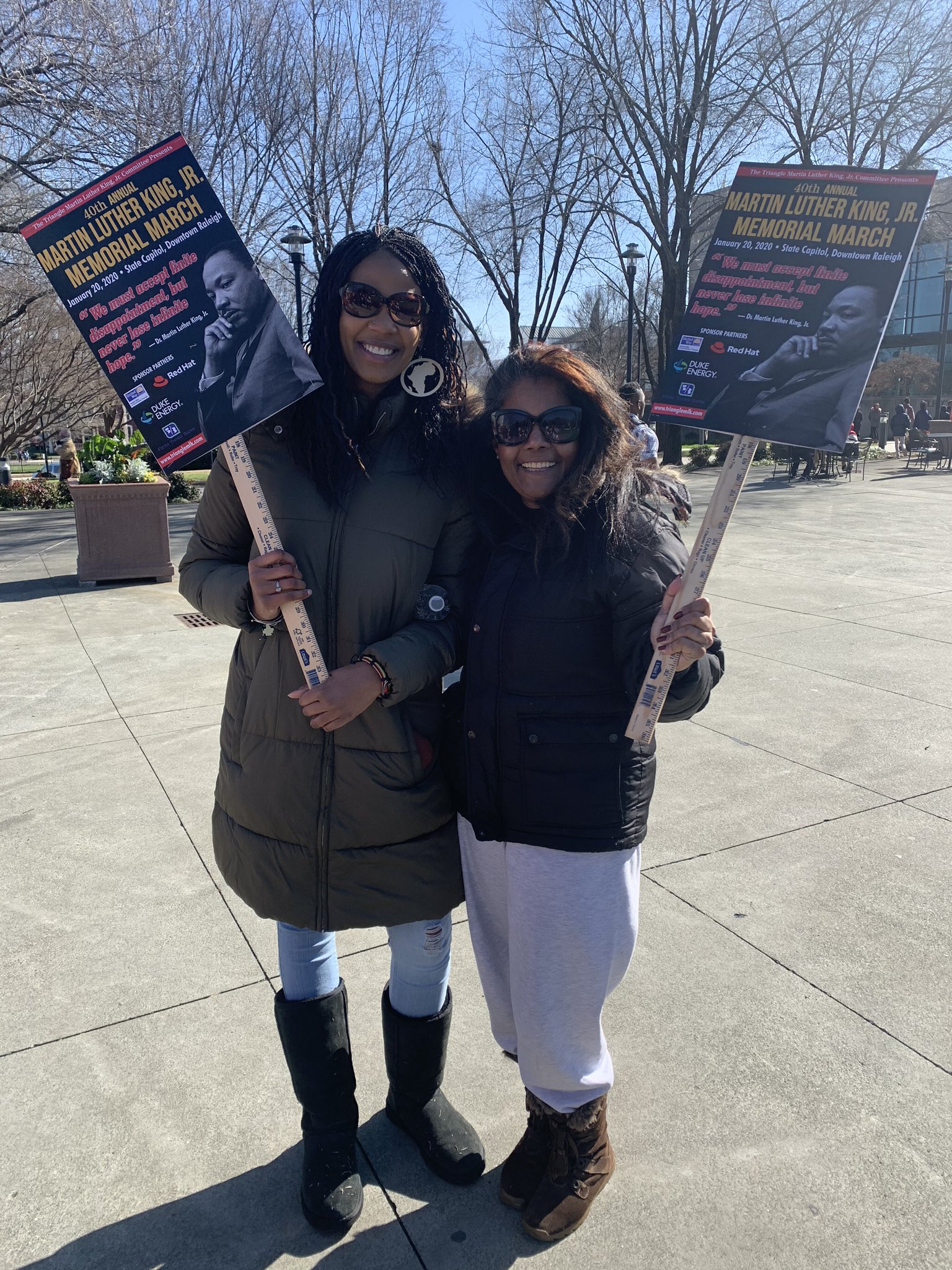 West Cary Imps on Twitter: "Josh, Ben Dominick honor the legacy of Dr. MLK Jr by participating in the 40th Annual MLK March in downtown Raleigh with the Kappa League of