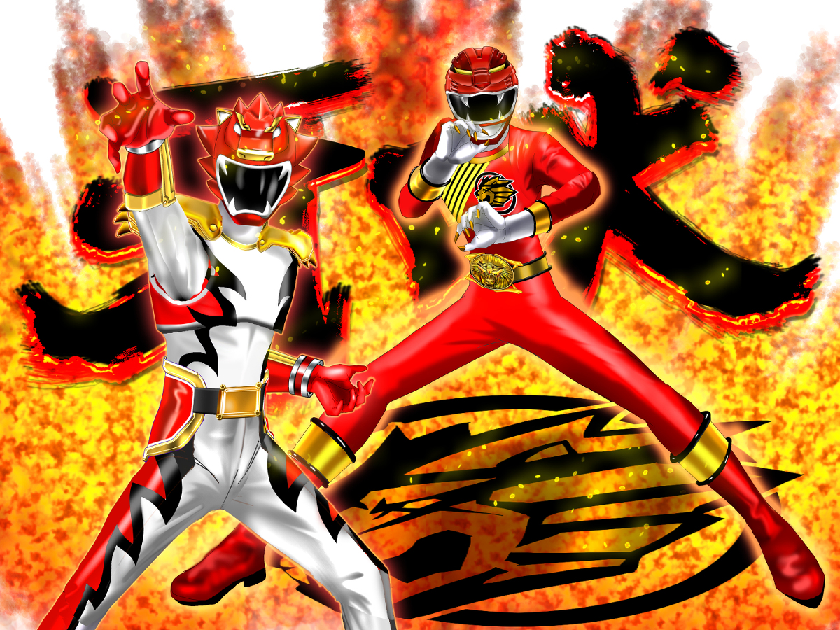 ルナ ルーン A Twitter ガオレッドの大いなる力 獅風怒闘シシレオー 幻の牙吠共演 ガオレッド 百獣戦隊ガオレンジャー シシレオー 獅風怒闘ジュウショウワン トクサツガガガ スーパー戦隊 T Co Zelkvxsvw5