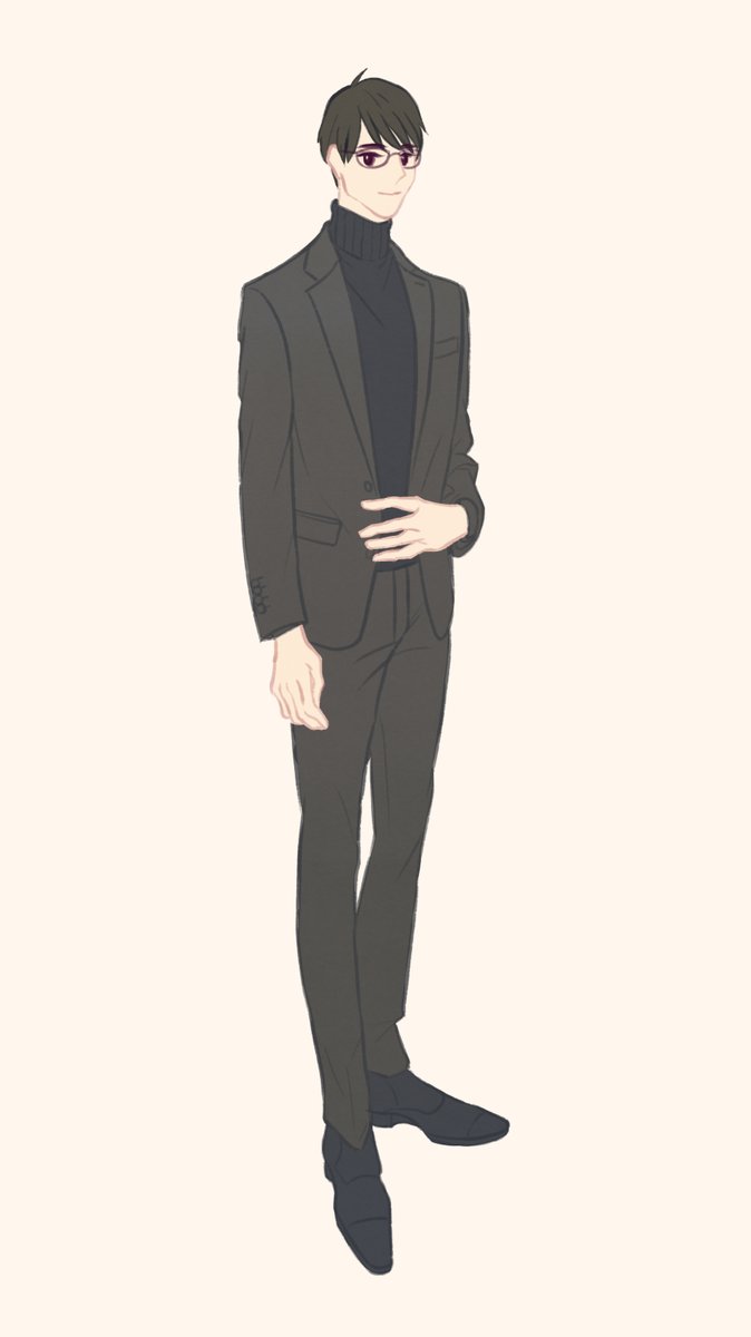 Omiyu みゆき Auf Twitter タートルネック イラスト Illustration Illust 絵 Suit スーツ メガネ 壁紙 Iphone壁紙 メンズ
