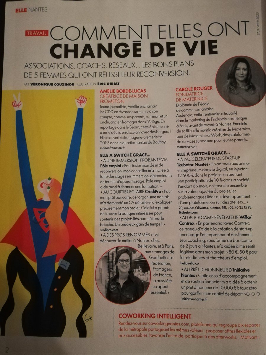 Merci <a href="/ELLEfrance/">ELLE</a> pour cet article !🤩
@1KNantes <a href="/Willa_off/">WILLA</a> <a href="/InitiativeNante/">Réseau Initiative Nantes</a> 
#entreprendre #startup #mompreneur
