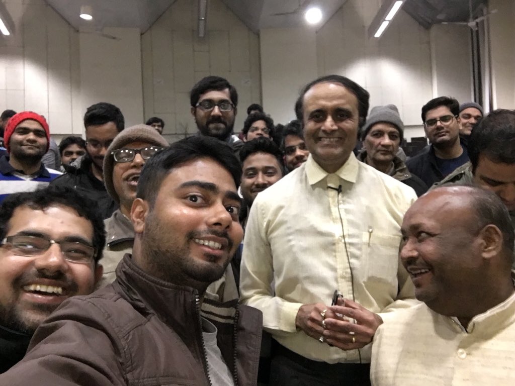 2 hour talk on Mahabharata at IIT Kanpur just completed.War cannot start on an Amavasya!! Humongous turnout.3067BCE is the unique date of the war.